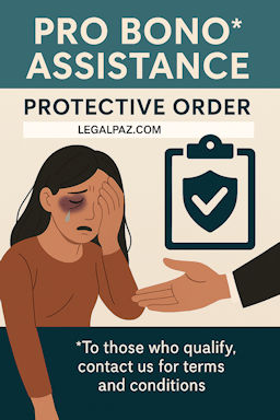 SAD, INJURED PERSON BEING OFFERED A HELPING HAND BECAUSE SHE QUALIFIED FOR PRO BONO ASSISTANCE BY LEGALPAZ.COM